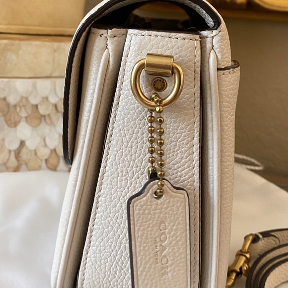 *SOLD** Coach Cassie 19 in Chalk BRAND NEW with tags - Picture 3 of 10